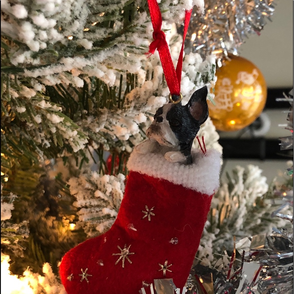 Boston Terrier Lovers! Christmas Tree Ornaments